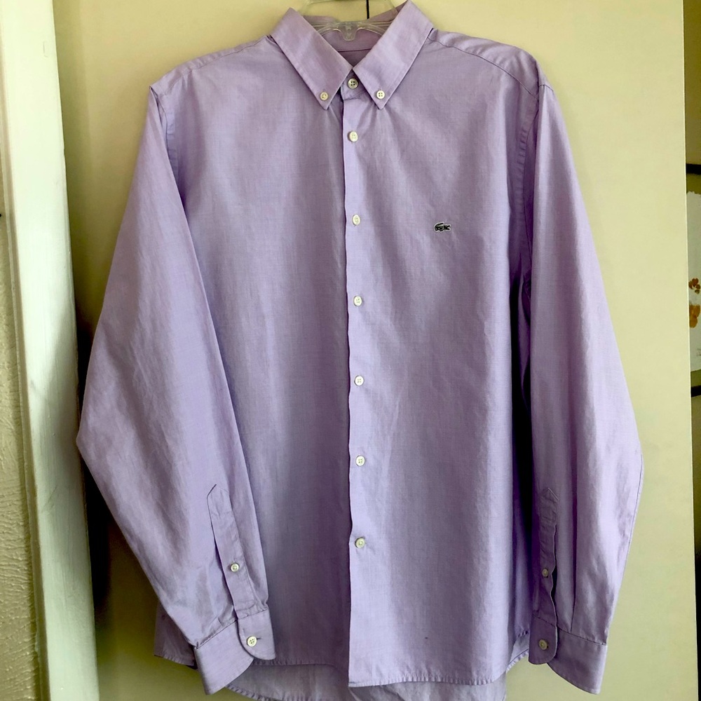Lacoste Dress Shirt Sz S